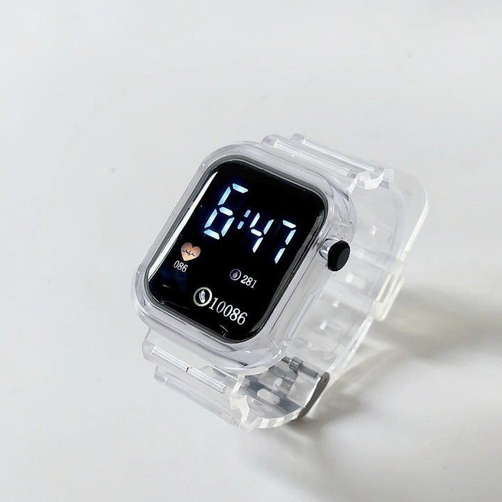 Square LED Electronic Watch. front packet